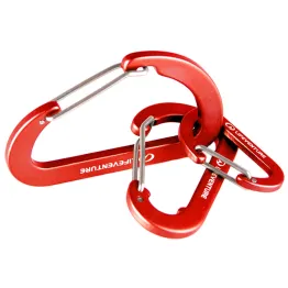 Комплект карабінів Lifeventure Karabiners red червоні