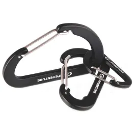 Комплект карабінів Lifeventure Karabiners black чорні