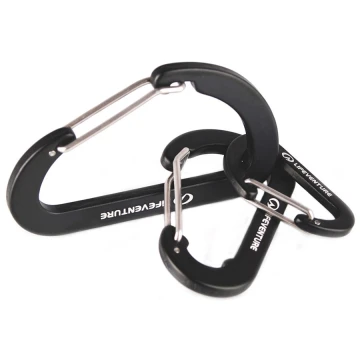 Комплект карабінів Lifeventure Karabiners black чорні