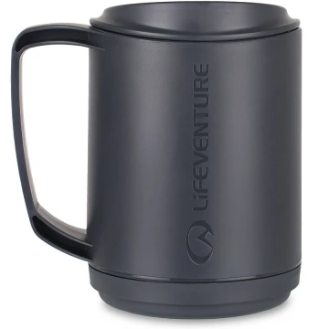 Термогорнятко Lifeventure Insulated Ellipse Mug graphite сіре