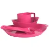 Набір посуду Lifeventure Ellipse Camping Tableware Set pink рожевий Набір посуду Lifeventure Ellipse Camping Tableware Set pink рожевий