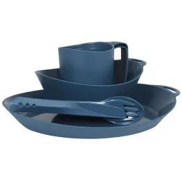 Набір посуду Lifeventure Ellipse Camping Tableware Set navy синій
