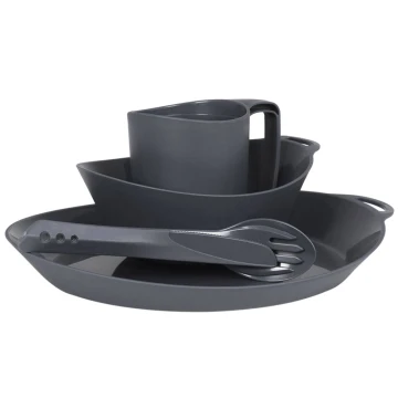 Набір посуду Lifeventure Ellipse Camping Tableware Set graphite темно-сірий Набір посуду Lifeventure Ellipse Camping Tableware Set graphite темно-сірий