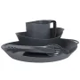 Набір посуду Lifeventure Ellipse Camping Tableware Set graphite темно-сірий