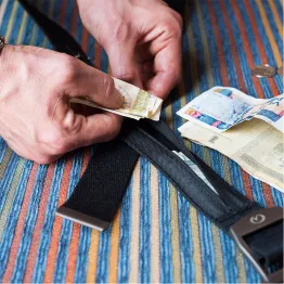 Пояс Lifeventure Money Belt black чорний