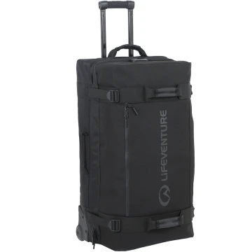 Сумка на колесах Lifeventure Expedition Clamshell Duffle 110 L black чорна