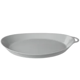 Тарілка Lifeventure Ellipse Plate light grey світло-сіра