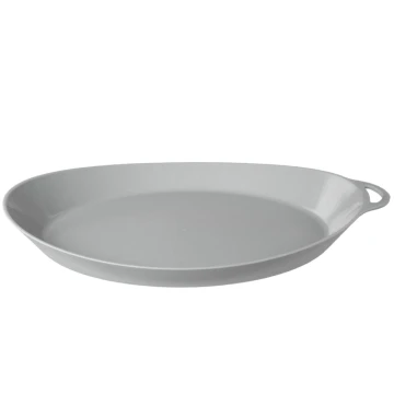 Тарілка Lifeventure Ellipse Plate light grey світло-сіра
