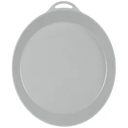 Тарілка Lifeventure Ellipse Plate light grey світло-сіра