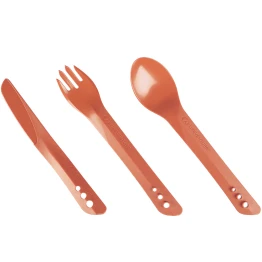 Набір приборів для їжі Lifeventure Ellipse Cutlery rust оранжевий