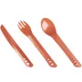 Набір приборів для їжі Lifeventure Ellipse Cutlery rust оранжевий
