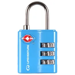 Замок Lifeventure TSA Combi Lock aqua блакитний