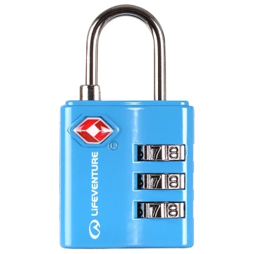 Замок Lifeventure TSA Combi Lock aqua блакитний
