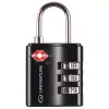 Замок Lifeventure TSA Combi Lock black чорний Замок Lifeventure TSA Combi Lock black чорний