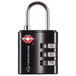 Замок Lifeventure TSA Combi Lock black чорний