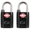 Замок Lifeventure TSA Mini Padlocks 2-Pack black чорний