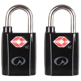 Замок Lifeventure TSA Mini Padlocks 2-Pack black чорний