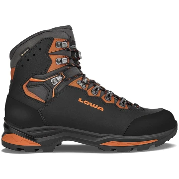 Черевики чоловічі LOWA Camino Evo GTX black-orange чорно-оранжеві Черевики чоловічі LOWA Camino Evo GTX black-orange чорно-оранжеві