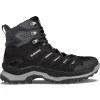 Черевики чоловічі LOWA Innovo GTX MID black-grey чорно-сірі Черевики чоловічі LOWA Innovo GTX MID black-grey чорно-сірі