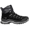 Черевики чоловічі LOWA Innovo GTX MID black-grey чорно-сірі Черевики чоловічі LOWA Innovo GTX MID black-grey чорно-сірі