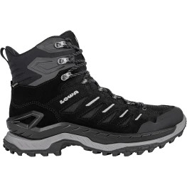 Черевики чоловічі LOWA Innovo GTX MID black-grey чорно-сірі