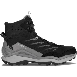 Черевики LOWA Maddox Pro GTX MID чоловічі black-grey чорно-сірі