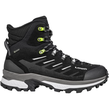 Черевики LOWA Randir GTX MID чоловічі black-grey чорно-сірі