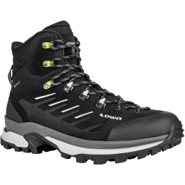 Черевики LOWA Randir GTX MID чоловічі black-grey чорно-сірі