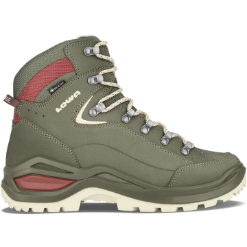 Черевики LOWA Renegade Evo GTX MID W жіночі grey green-panna олива