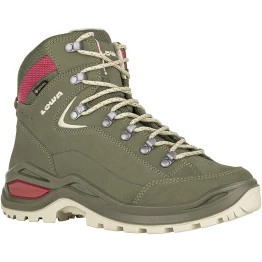 Черевики LOWA Renegade Evo GTX MID W жіночі grey green-panna олива