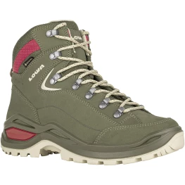 Черевики LOWA Renegade Evo GTX MID W жіночі grey green-panna олива