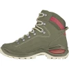 Черевики LOWA Renegade Evo GTX MID W жіночі grey green-panna олива