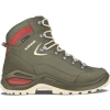 Черевики LOWA Renegade Evo GTX MID W жіночі grey green-panna олива