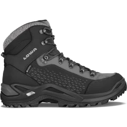 Черевики LOWA Renegade Warm GTX MID чоловічі black-grey чорно-сірі