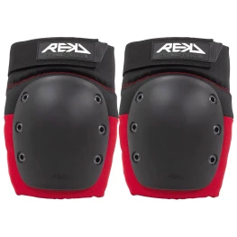 Захист коліна REKD Ramp Knee Pads black-red чорний/червоний