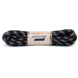 Шнурівки Zamberlan Round Laces 162 Black/Beige чорні/бежеві