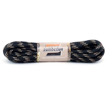 Шнурівки Zamberlan Round Laces 162 Black/Beige чорні/бежеві