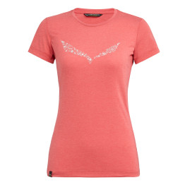 Футболка Salewa Solidlogo Dri-Release Wmn жіноча рожева