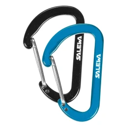 Брелок Salewa Flat Wiregate Carabiner 0999 синій/чорний