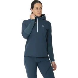 Фліс 2117 of Sweden Gyljen Hoodie Wmn жіночий navy темно-синій