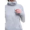 Флісова кофта Turbat Peak Wmn жіноча vapor grey світло-сіра