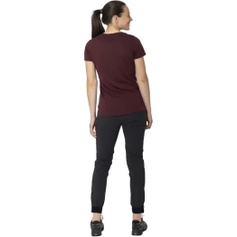 Футболка 2117 of Sweden Almo T-Shirt Wmn жіноча wine red бордова