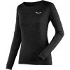 Футболка Salewa Puez Melange Dry L/S Tee Wmn жіноча 0911 чорна