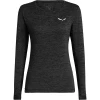Футболка Salewa Puez Melange Dry L/S Tee Wmn жіноча 0911 чорна