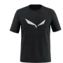 Футболка Salewa Solidlogo Dri-Release чоловіча 0910 чорна