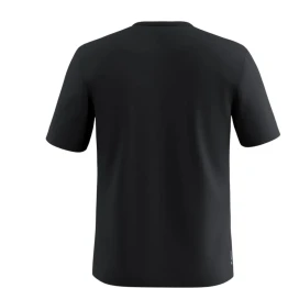 Футболка Salewa Solidlogo Dri-Release чоловіча 0910 чорна