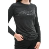Футболка Turbat Cozy Logo 2 LS Wmn жіноча caviar чорна