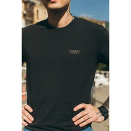 Футболка Turbat Emblema Mns чоловіча black чорна