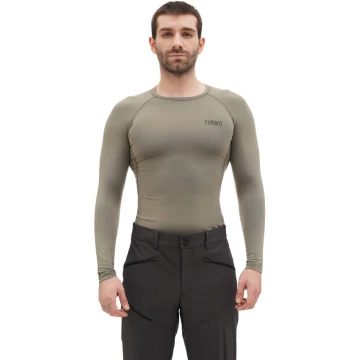 Футболка Turbat Hike Lite LS Mns чоловіча tea olive оливкова