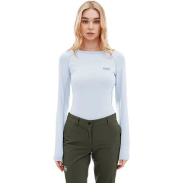 Футболка Turbat Hike Lite LS Wmn жіноча glacier gray сіра